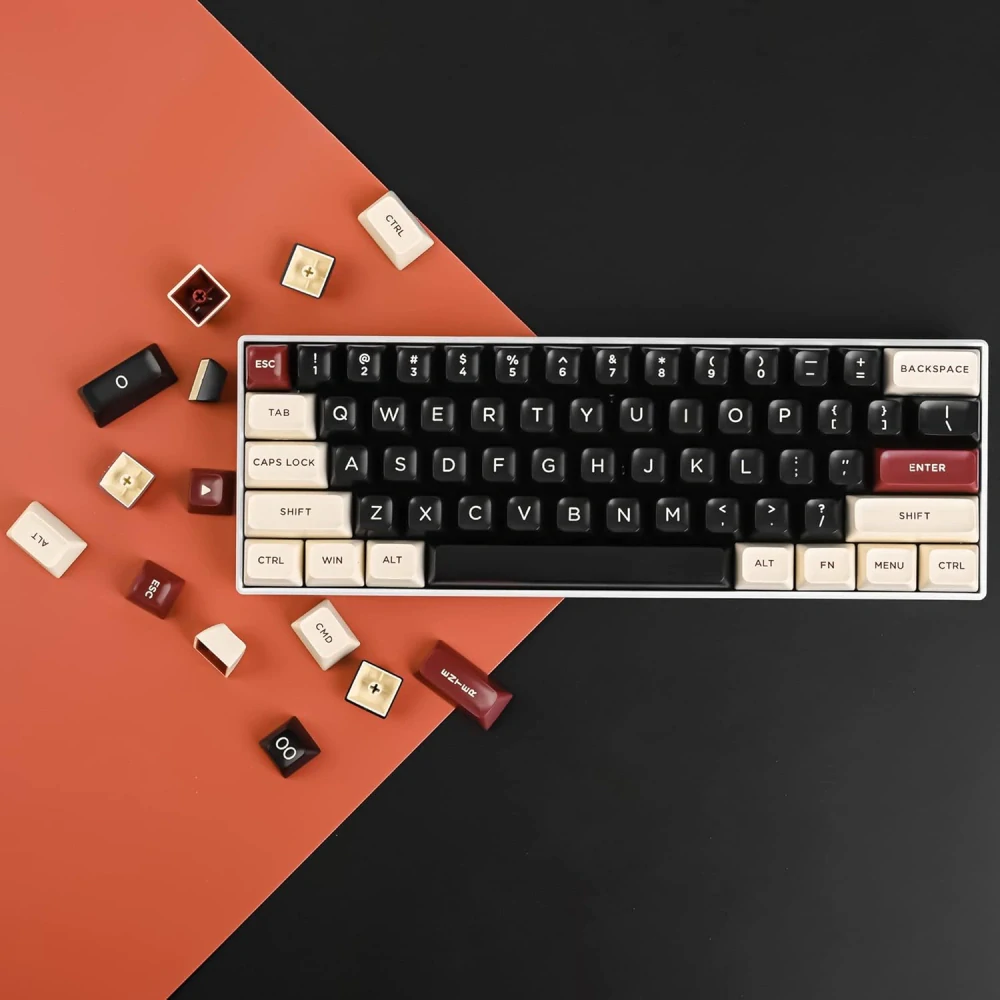 Klávesnice SOLIDEE 150 60 procent 150 kláves Double Shot PBT Custom Gaming Keycaps