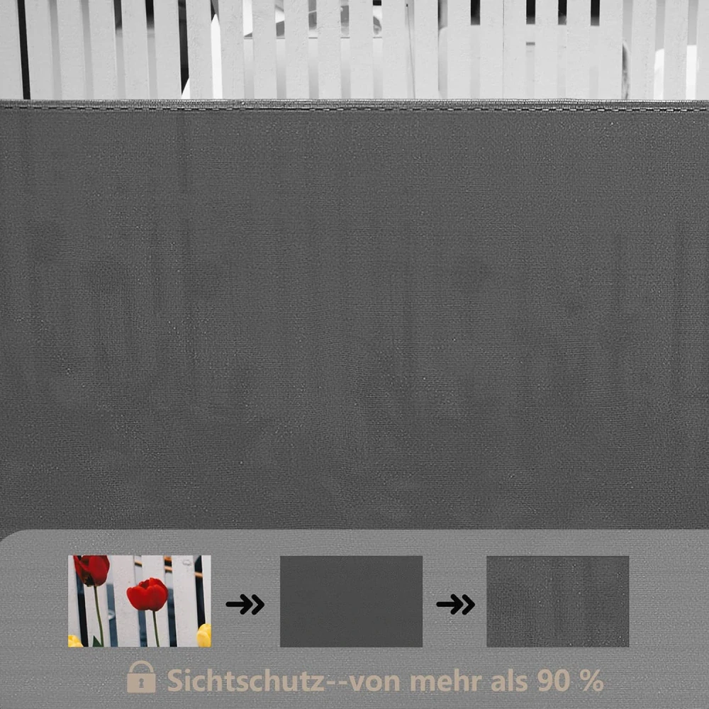 WOLTU - Stínící síť HDPE 180 g/m² 2 x 15 m Plotový panel Tenisový plotový panel