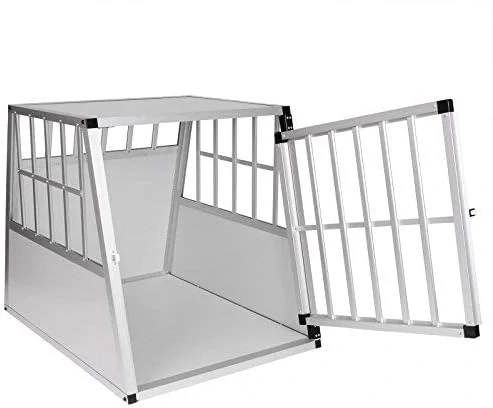 Eugad 0048HT hliníkový přepravní box pro psy, cestovní box, autobox pro velké psy