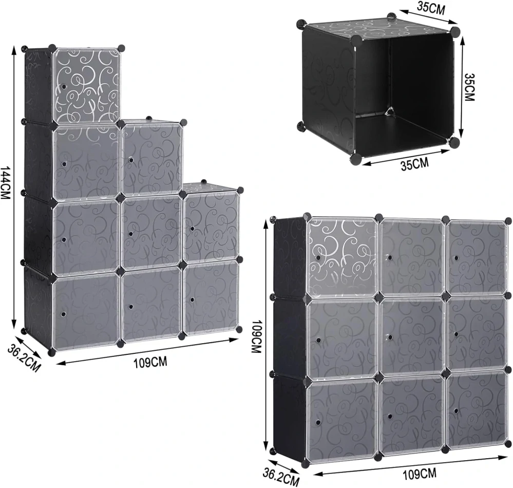 Stojan na boty WOLTU, organizér na 9 kostek