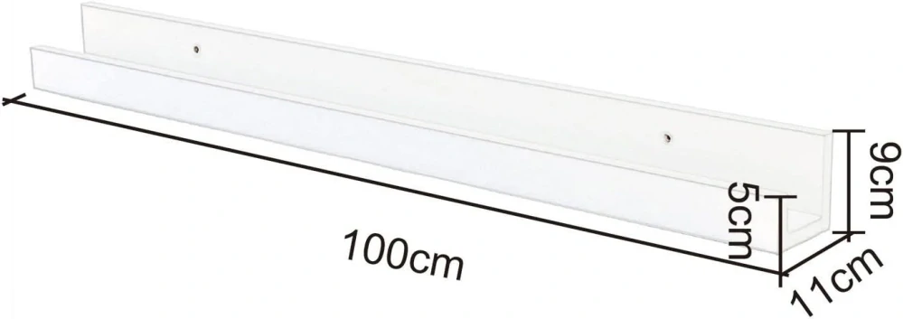 Stojan na obrázky WOLTU,100 cm, bílá