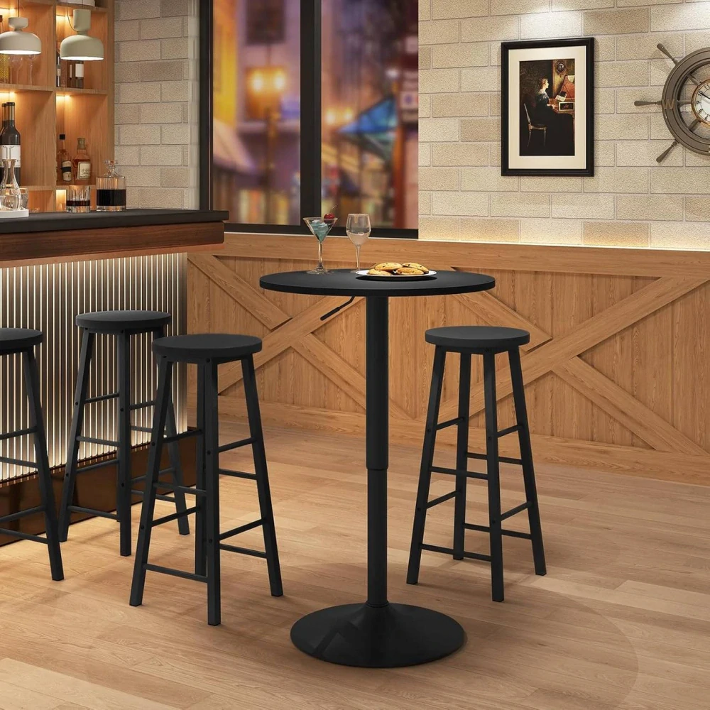 WOLTU kulatý barový stůl, Jídelní bistro stůl