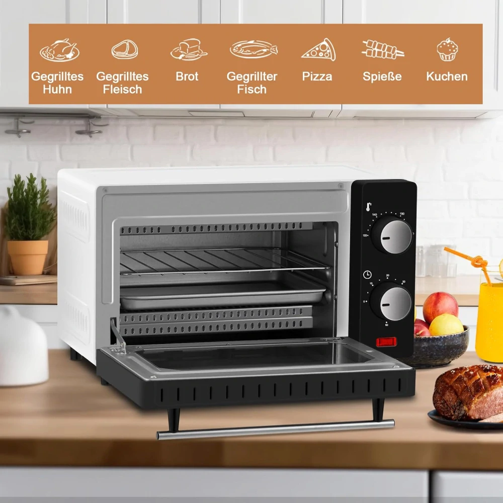 WOLTU Mini trouba 10 litrů, 650 W