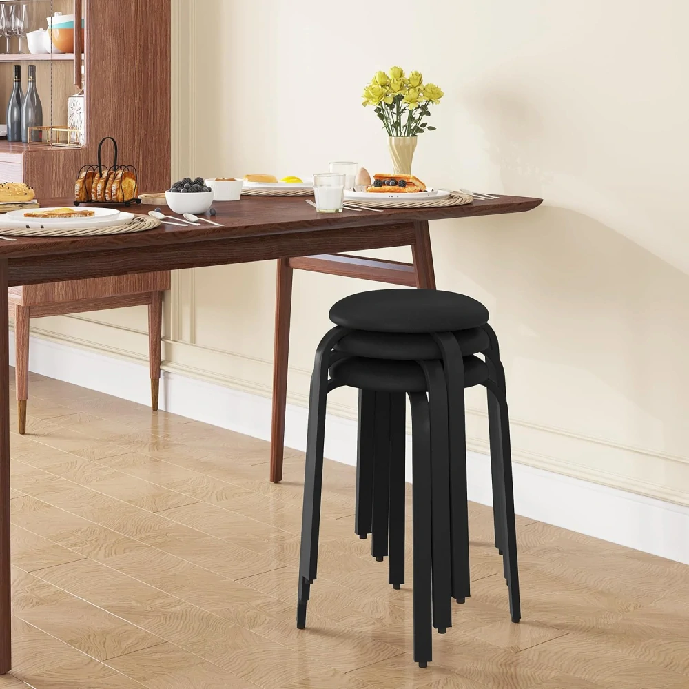 Lestarin Sada 2 kuchyňských stoliček, polstrovaný sedák