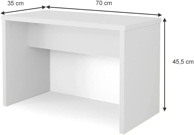 Lavice na toaletní stolek Vicco White 70 cm