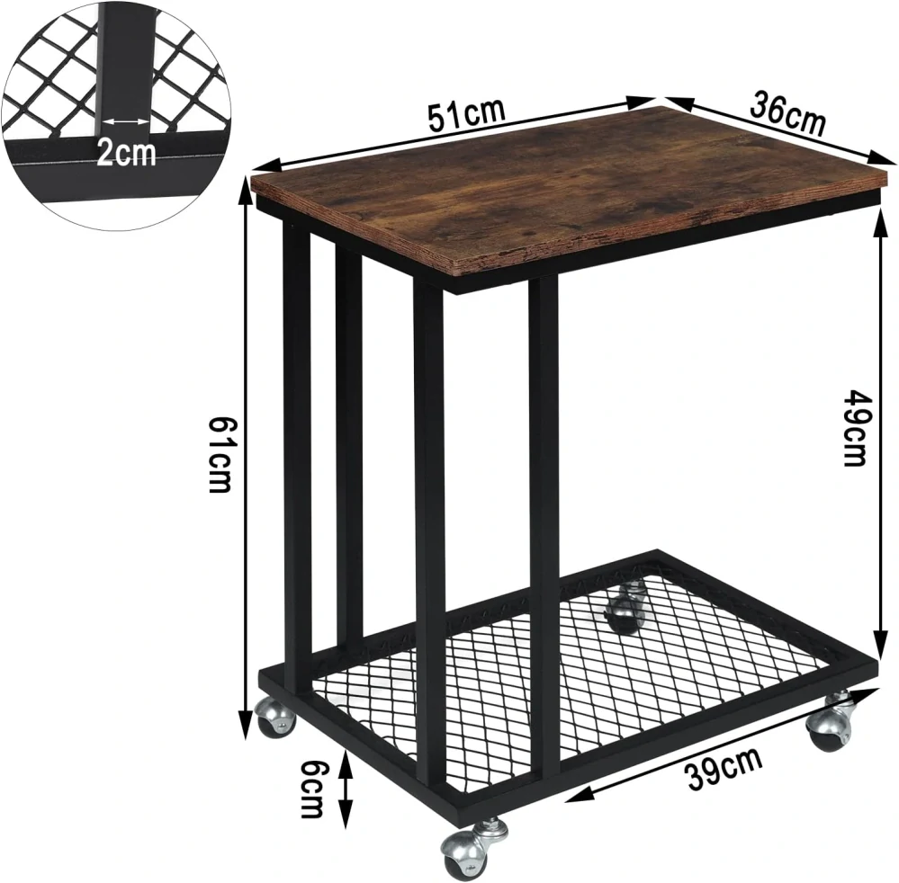 WOLTU TS112hov Odkládací stolek