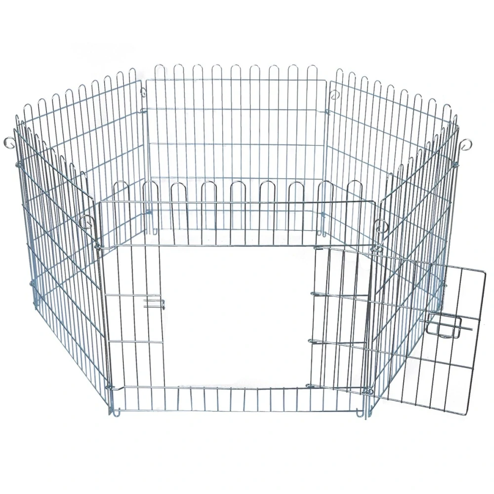 EUGAD 0196HT Hrací ohrada pro štěňata vyrobená ze 6 prvků 60 x 63 cm
