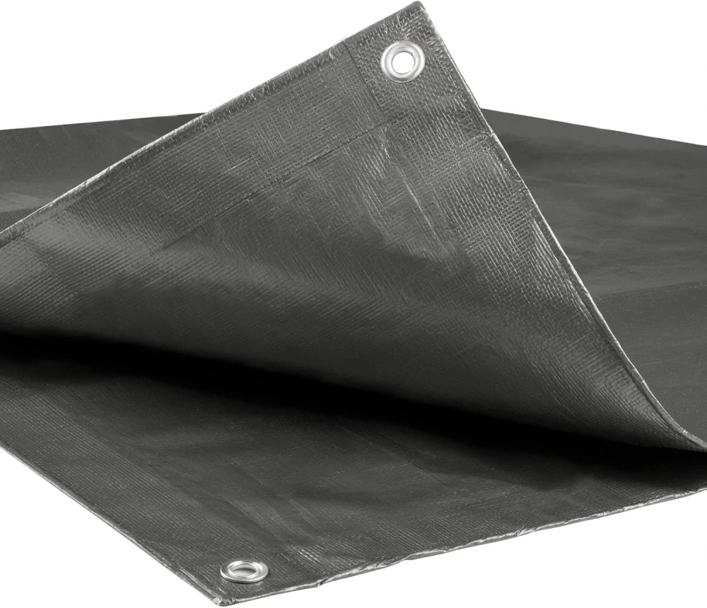 Plachta WOLTU 5 x 5 m, voděodolná, 280 g/m², šedá