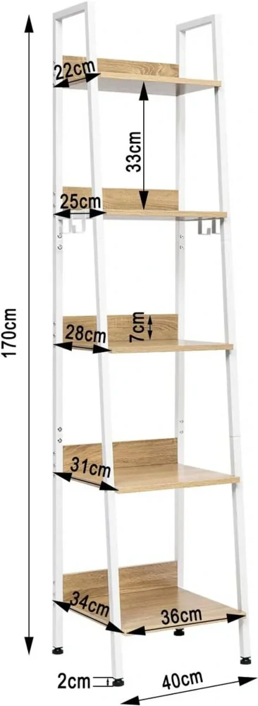 Woltu RGB9289whe, MDF deska, bílá