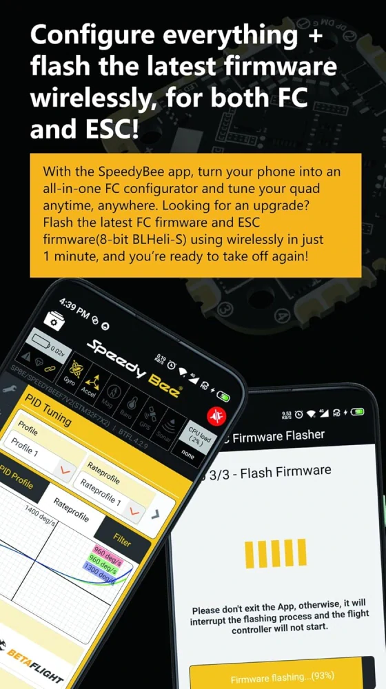 SPEEDY BEE F745 AIO zásobník regulátoru letu