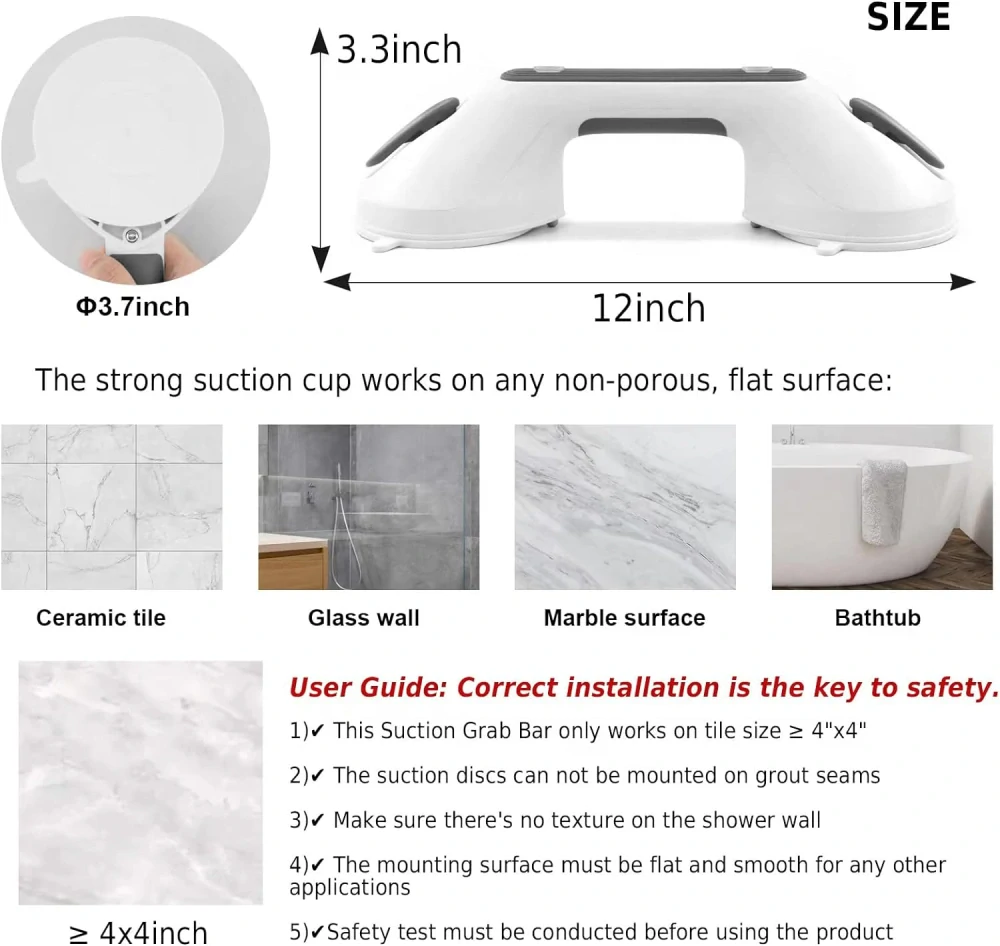 Rukojeti sacích sprch pro starší osoby