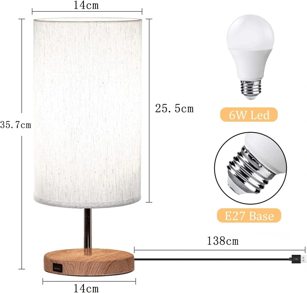 GLUROO noční lampy 2 Pack