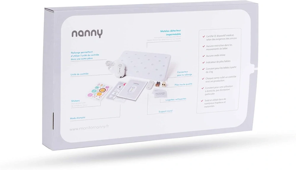 Chůva - monitor dechu dítěte - francouzský schválený model