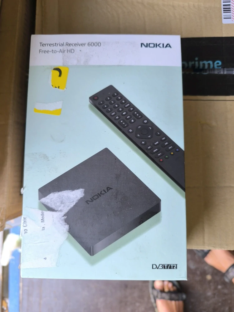 Nokia DVB-T/T2 set-top-box 6000/ Full HD/ H.265/HEVC/ EPG/ USB/ HDMI/ černý