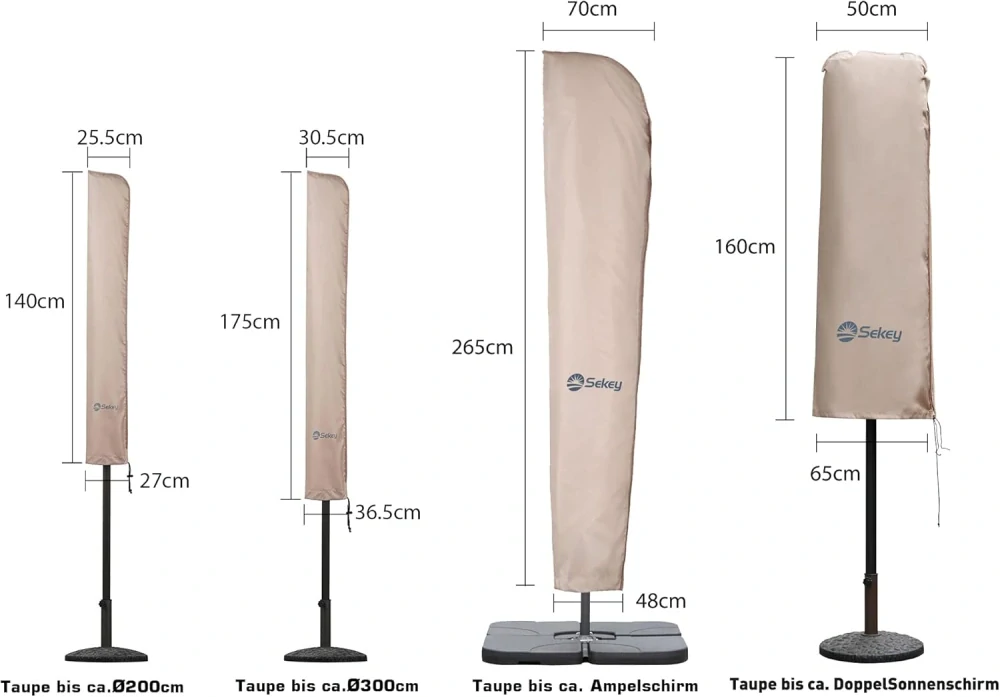 Sekey Potah na slunečníky Ø 300 cm