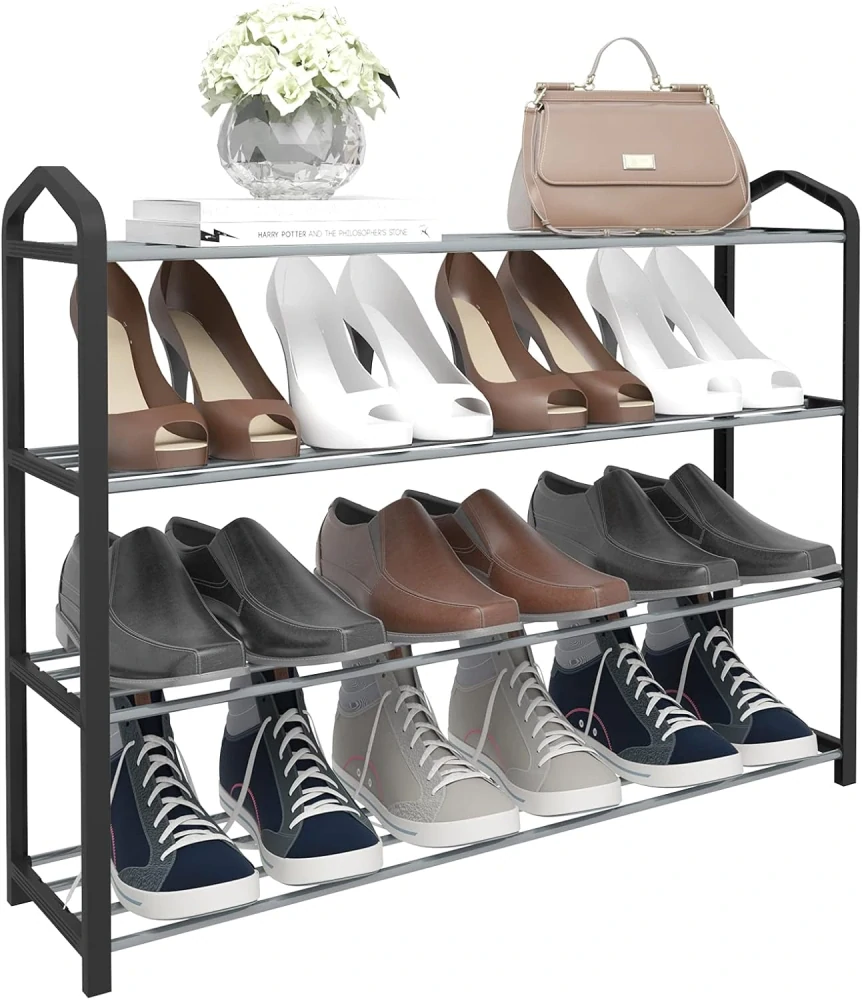 WOLTU 4vrstvý kovový stojan na boty