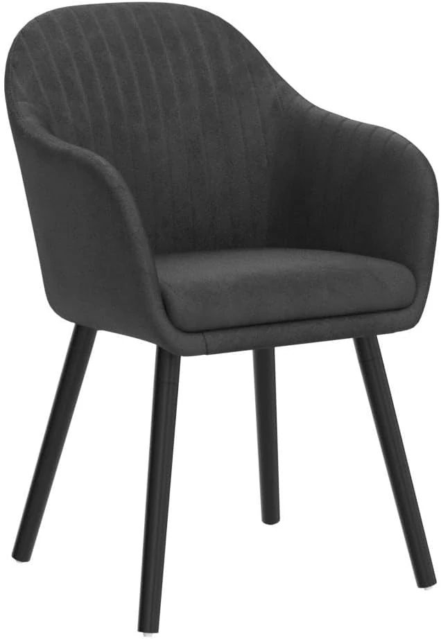 WOLTU Sada 2 tmavě šedých sametových sedáků