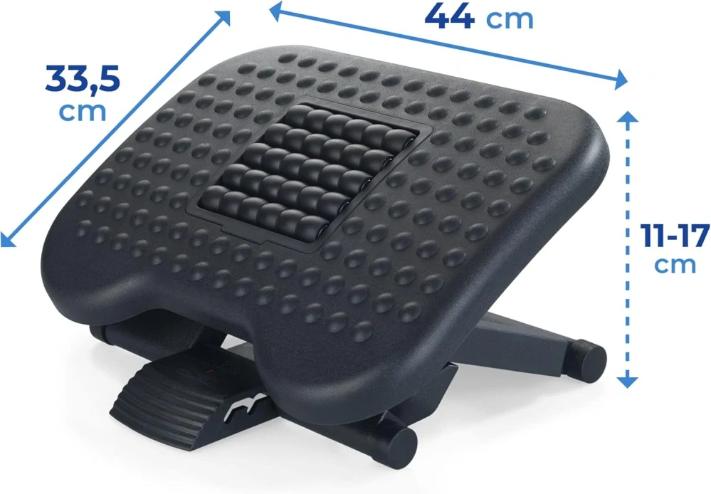 Maximex 89100500 Opěrka nohou s masážními kolečky 3v1