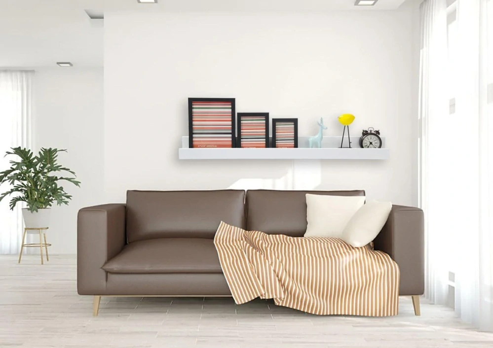 Stojan na obrázky WOLTU,100 cm, bílá