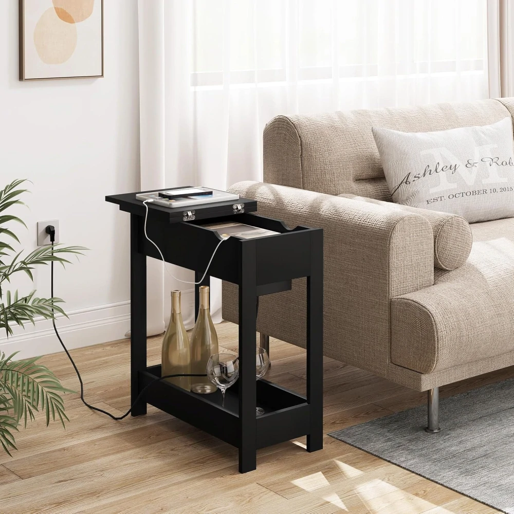 EUGAD odkládací stolek 30D x 60W x 60V