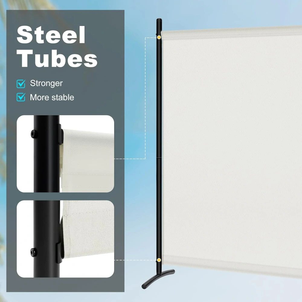 WOLTU 1-dílná zástěna 180 x 177 cm