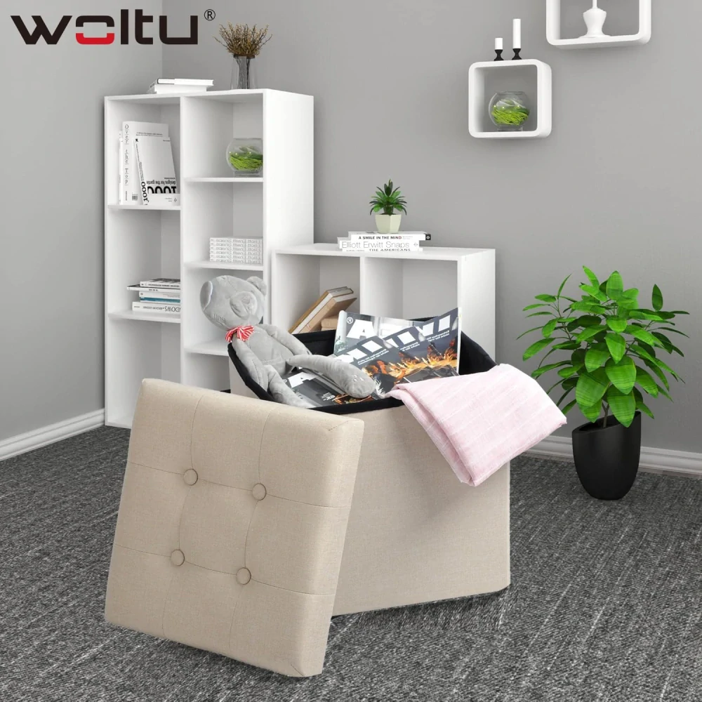 WOLTU taburet s úložným prostorem