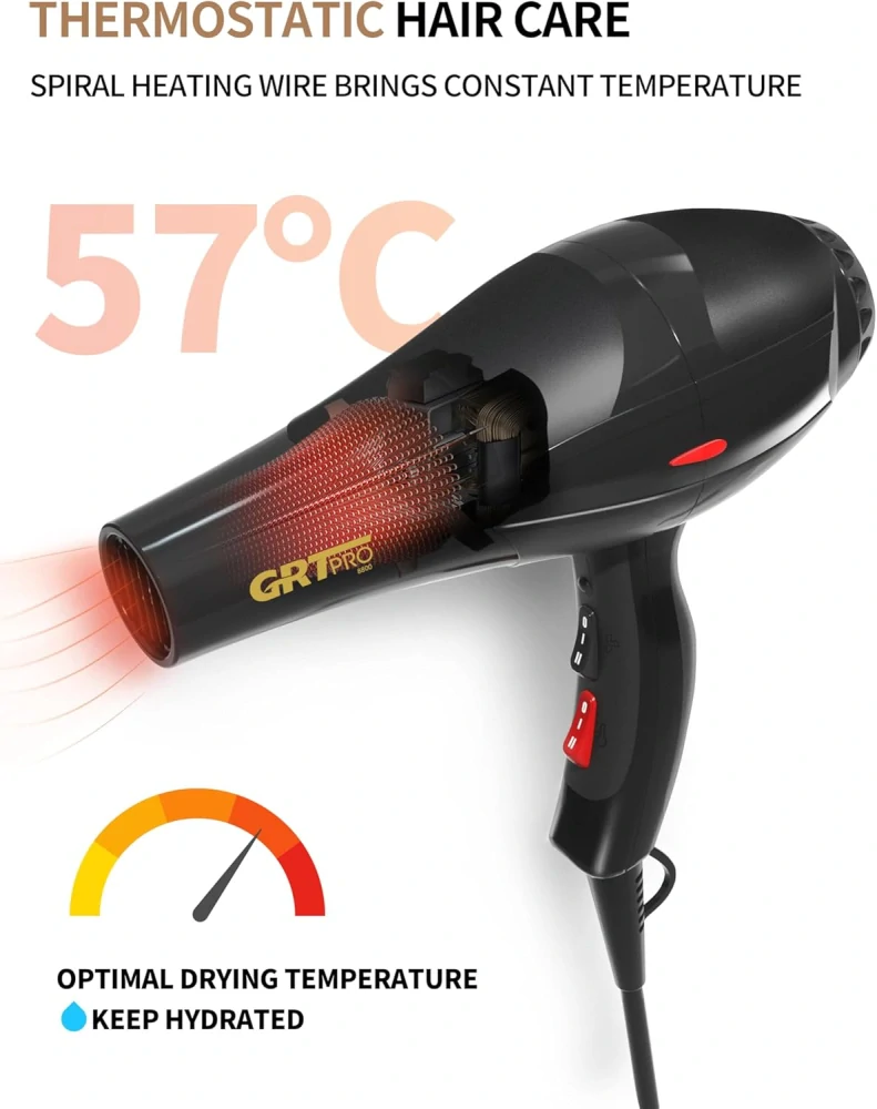 GRT PRO Profesionální vysoušeč vlasů 2400 W