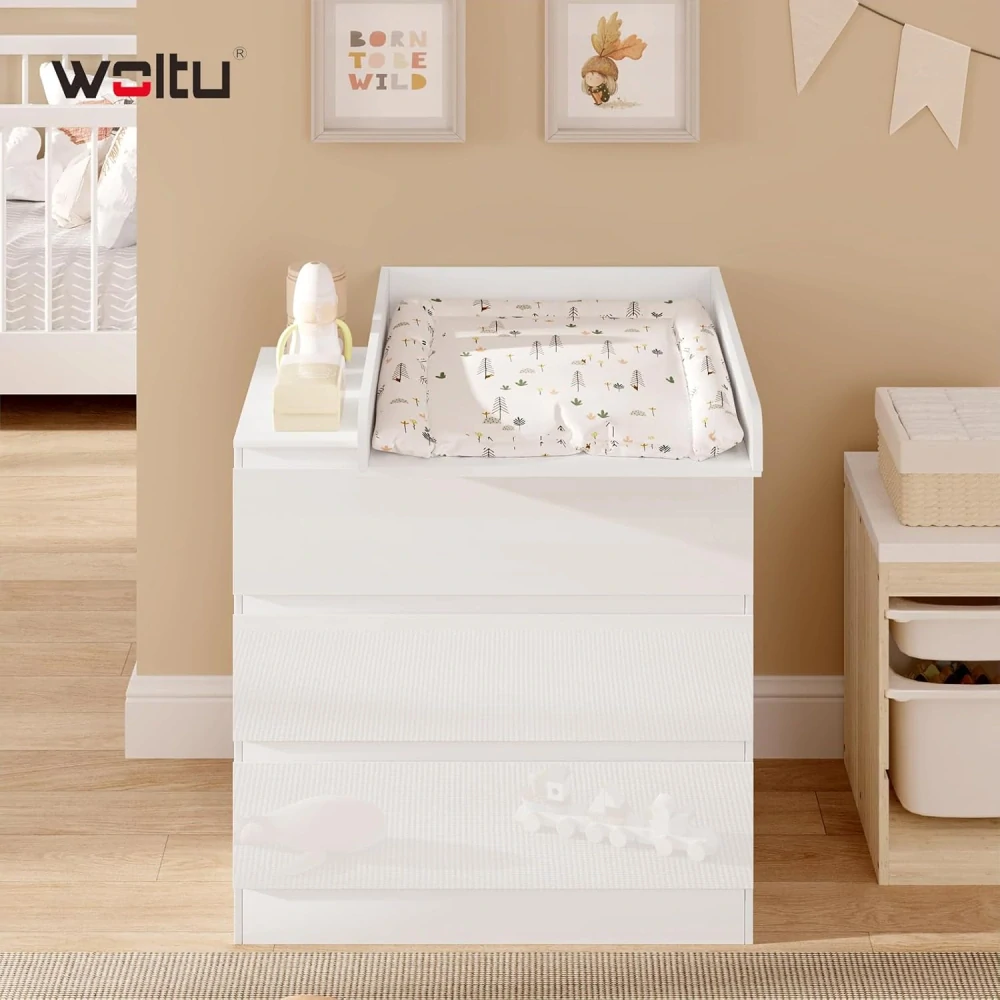 WOLTU nástavec na přebalovací pult 60 x 10 x 80 cm,