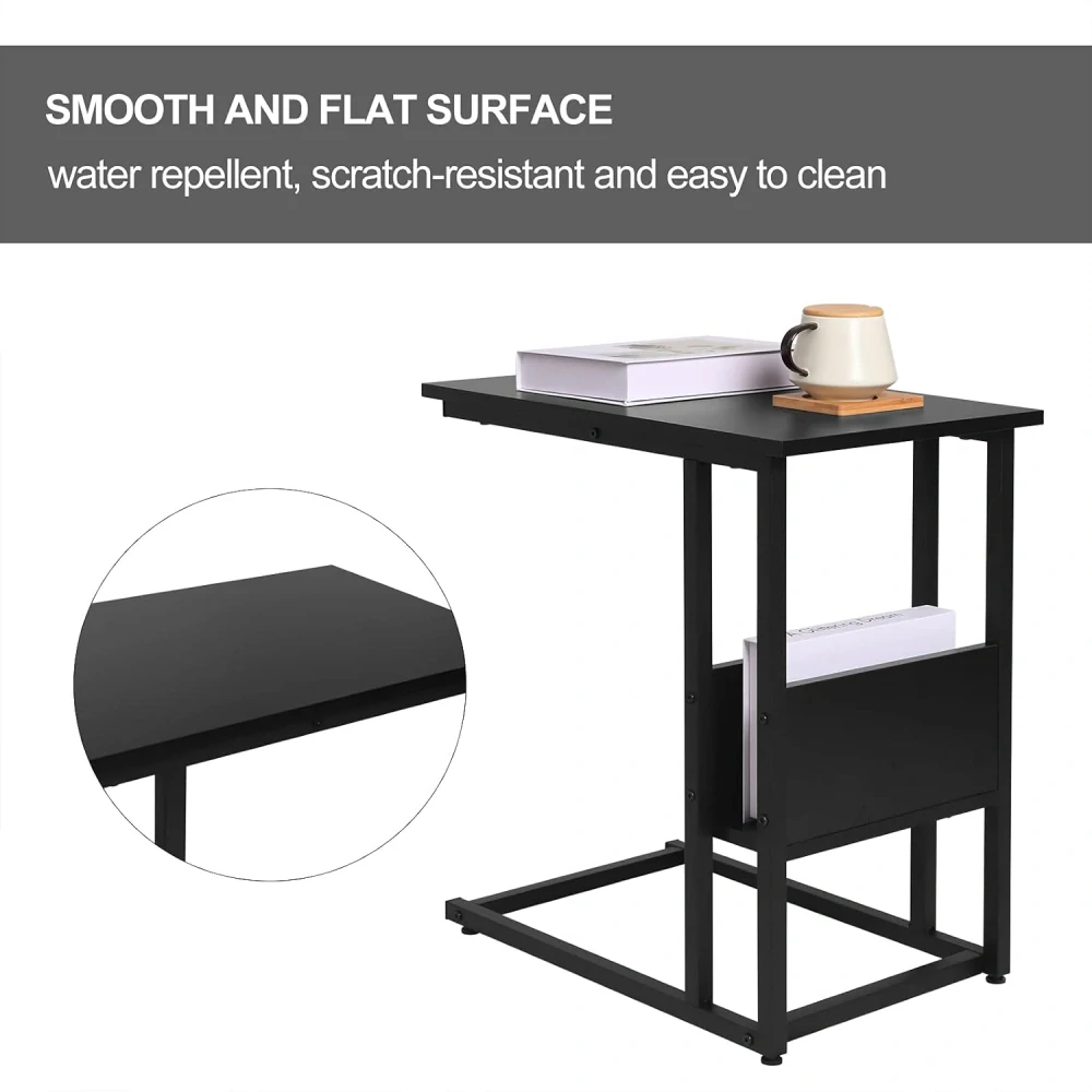 WOLTU Stolek Odkládací stolek Konferenční stolek z kovu