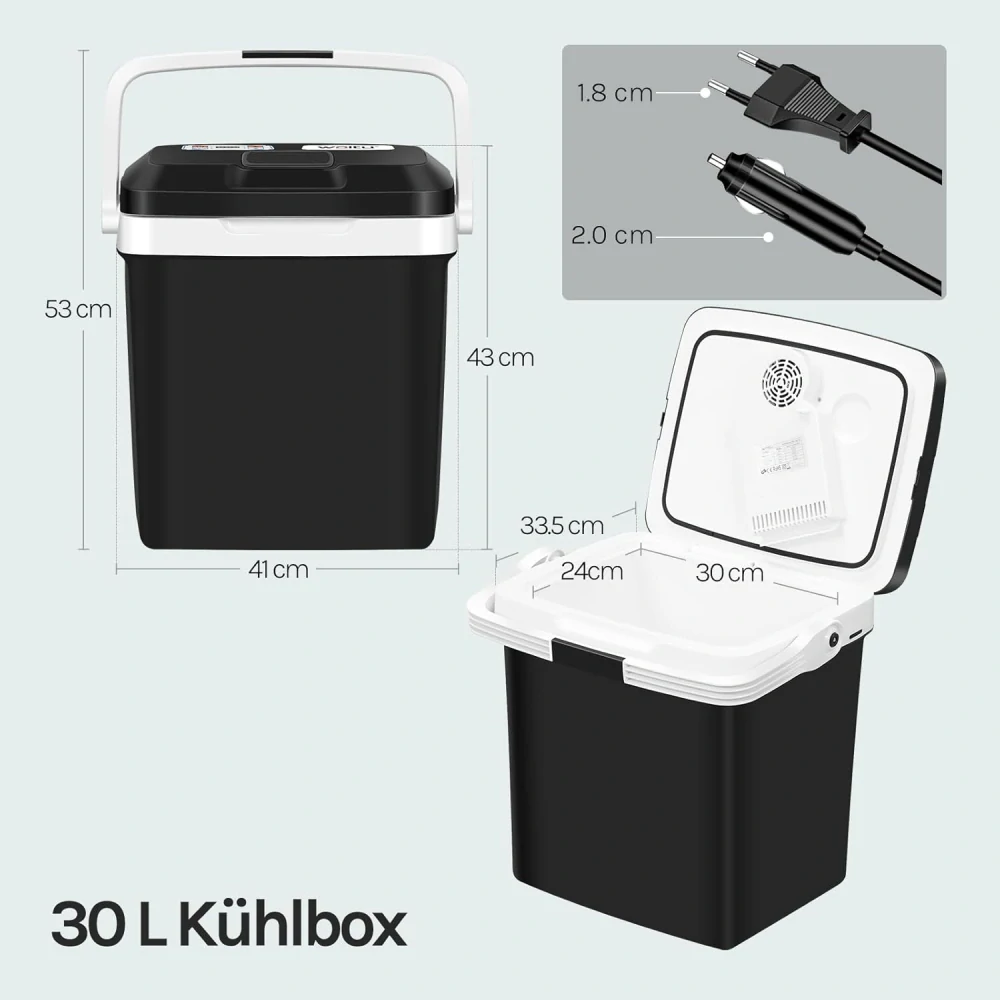 Chladicí box WOLTU, termoelektrická mini lednička, 26 l