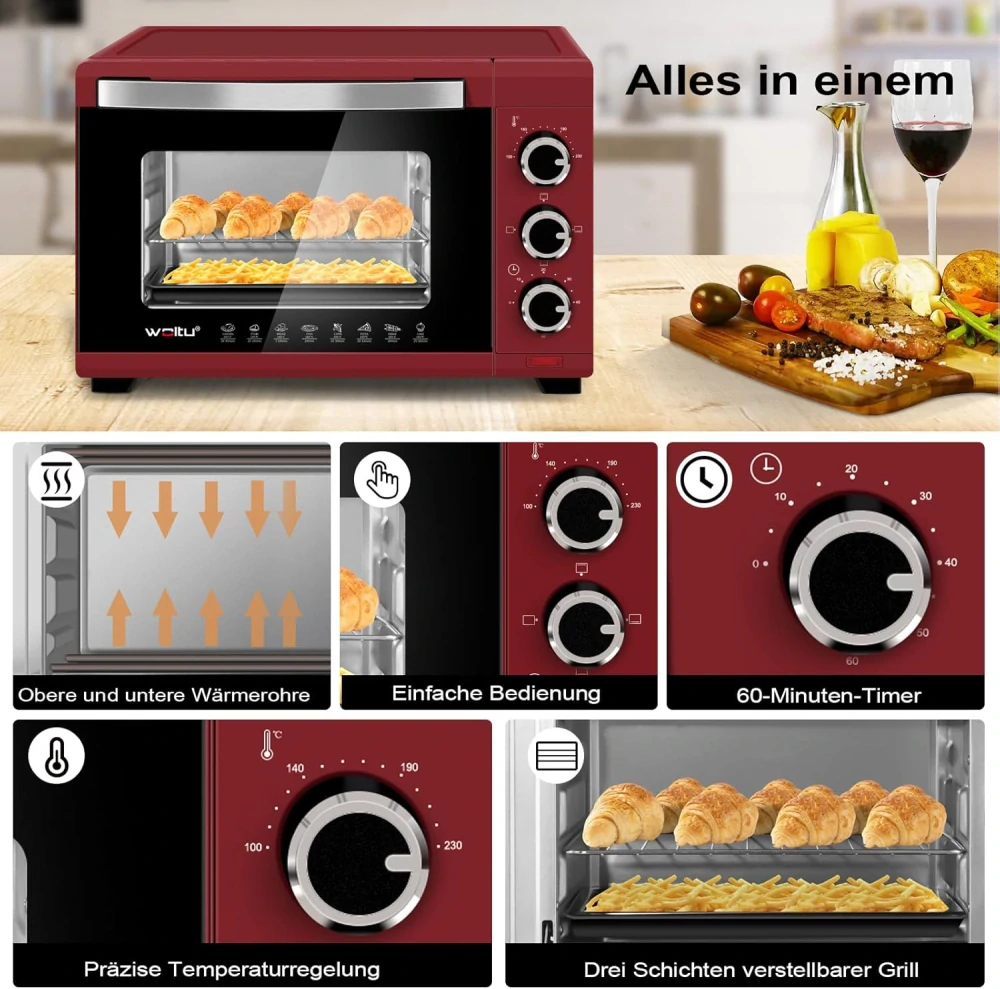 Mini trouba, 20litrová trouba na pizzu