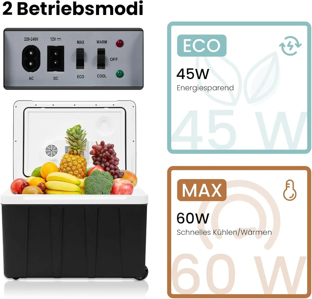 Chladicí box WOLTU, termoelektrická mini lednička, 50L