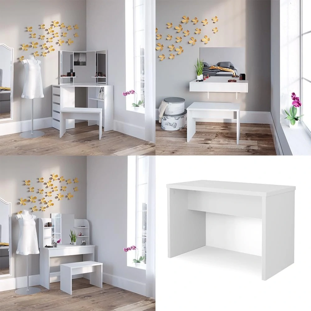 Lavice na toaletní stolek Vicco White 70 cm