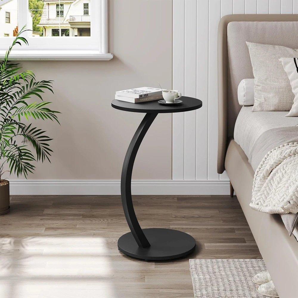 WOLTU BTS21sz Odkládací stolek ve tvaru C