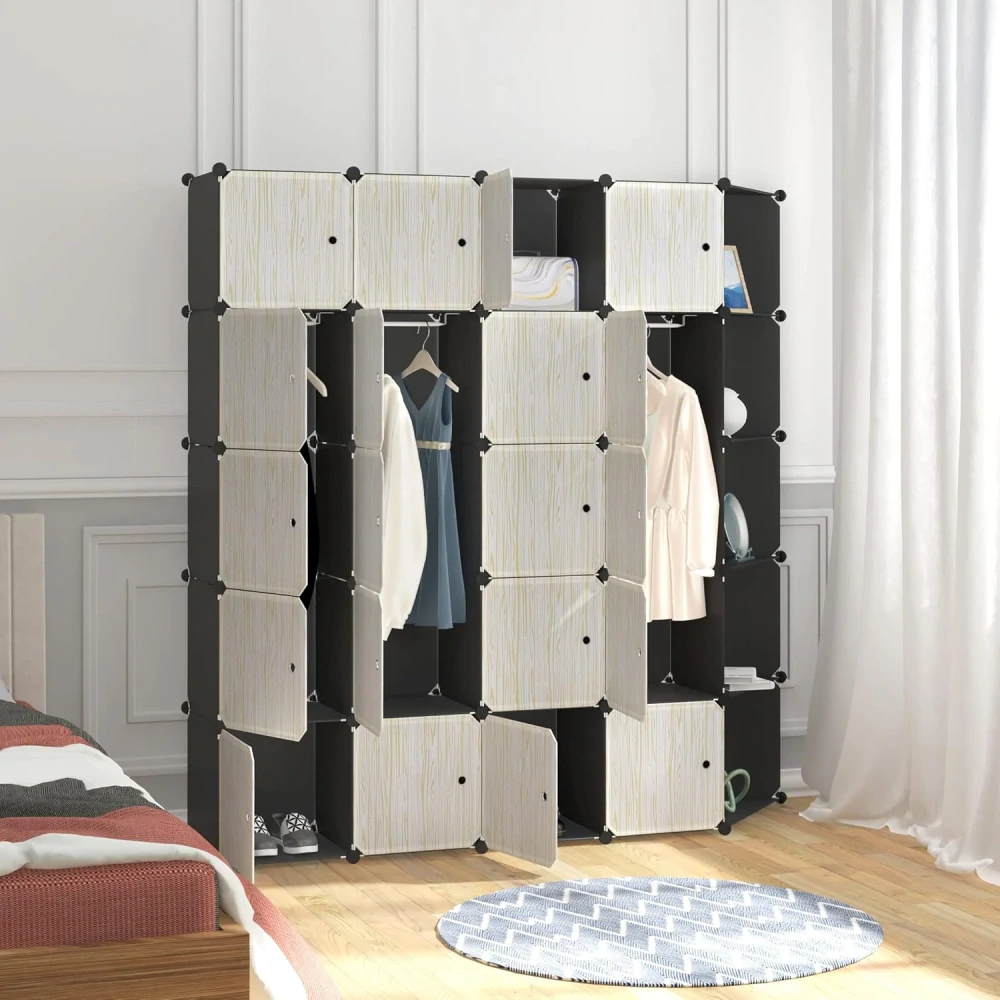 Šatní skříň 35H x 185Š x 185V centimetrů