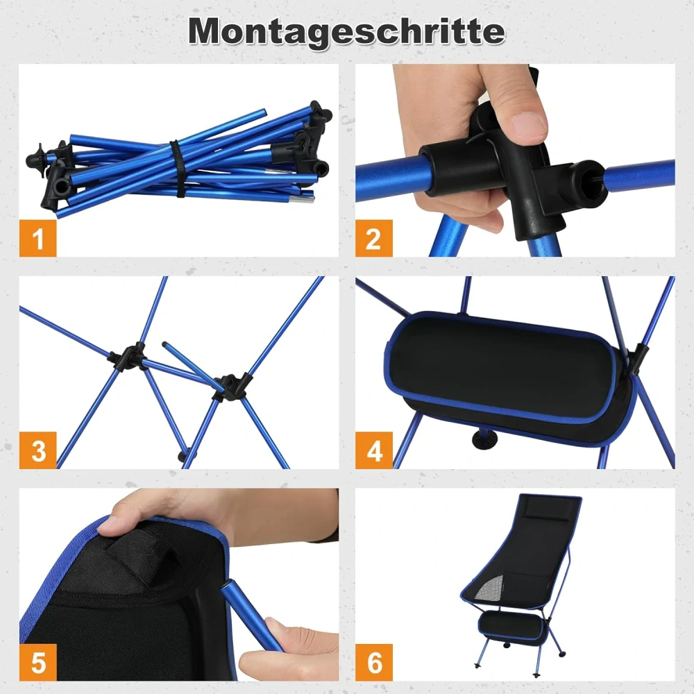 Skládací kempingová židle eSituro