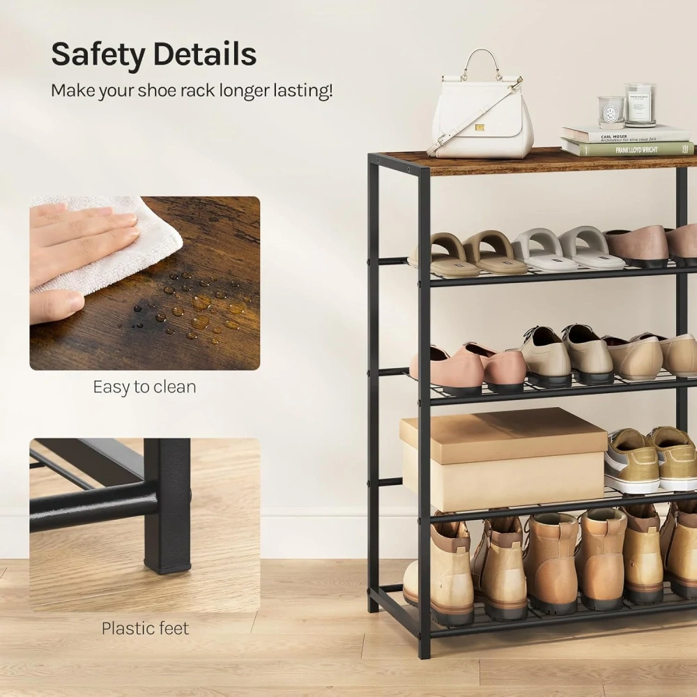 WOLTU Botník, 4patrová botní lavice se sedákem