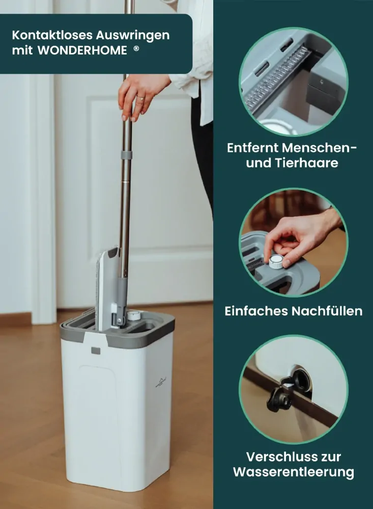 WONDERHOME kompaktní mop Smart