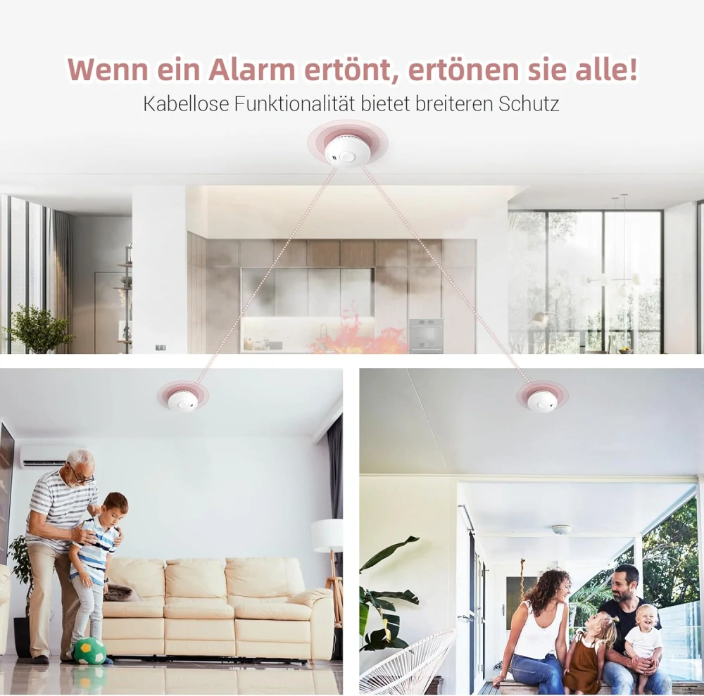 Putogesafe Propojený hlásič kouře
