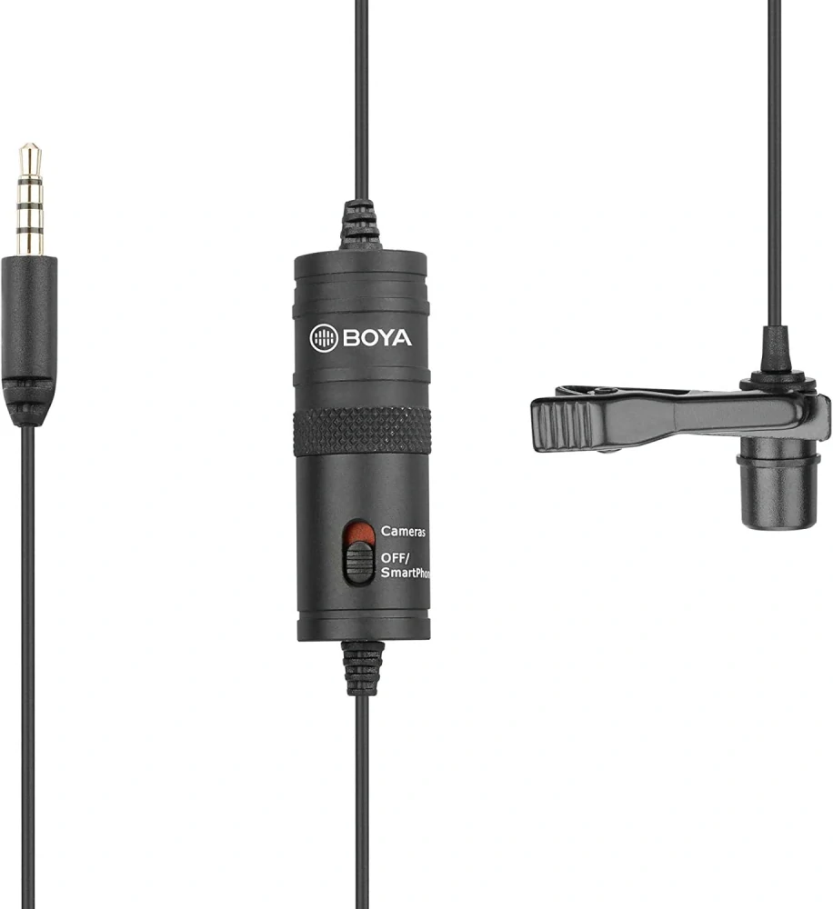 Boya BY-M1 Clip-On mikrofon pro DSLR