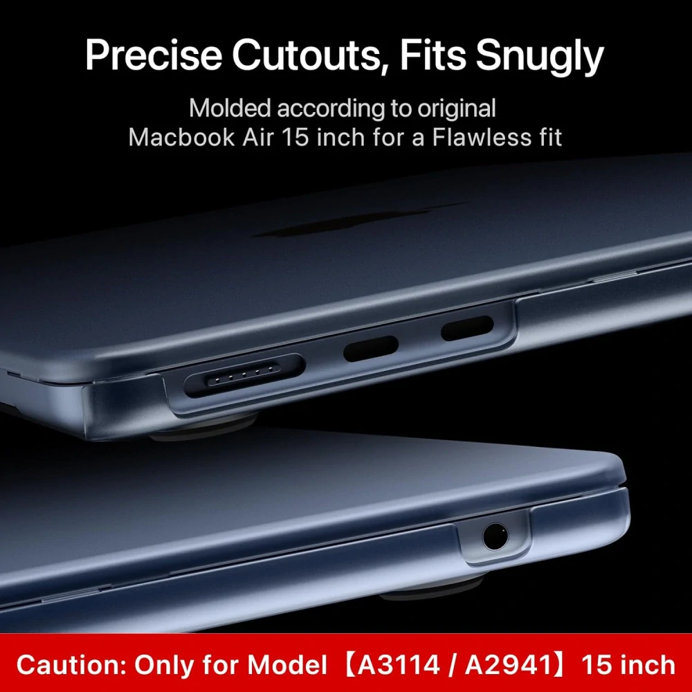 Pouzdro kompatibilní s 15palcovým MacBookem Air 2023 2024 Nový M3 M2