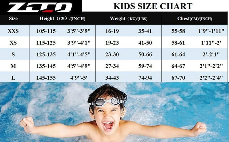 Dětský neopren ZCCO, 2,5 mm vel.xxs