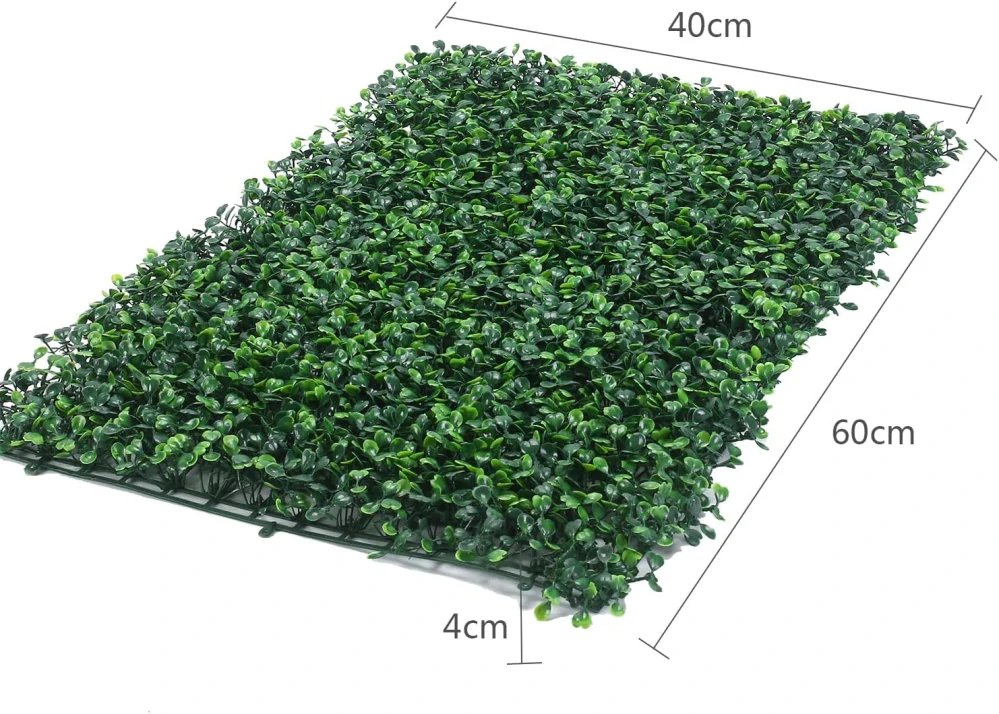 12 ks Umělé listy břečťanu Závěsné rostliny Umělé rostliny Trávník pro domácí ložnici Zahradní dekorace 60x40cm