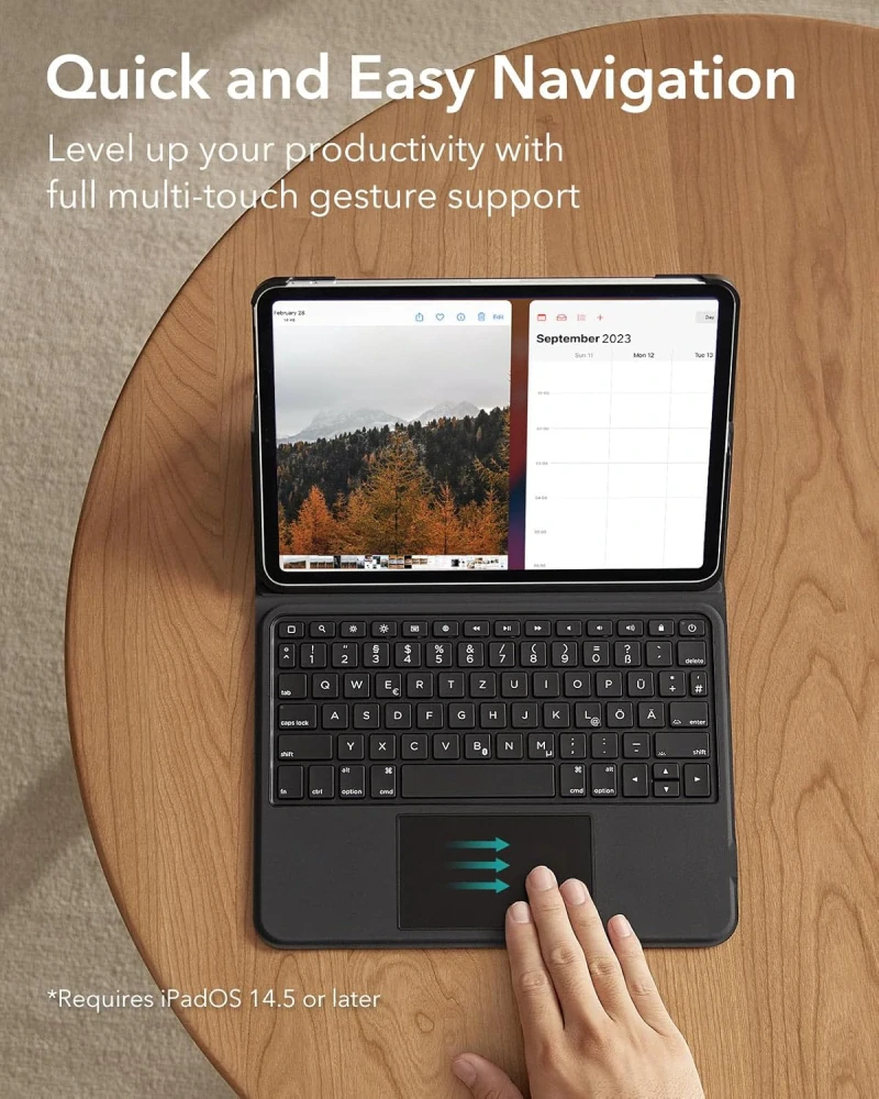 Pouzdro ESR s klávesnicí pro iPad Pro 12,9 palce (6./5./4./3. generace)