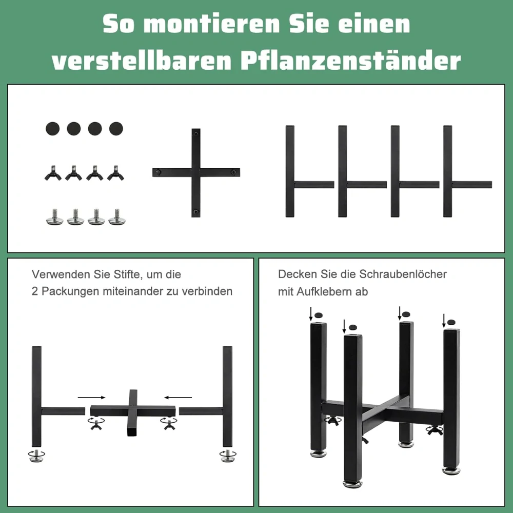 Železný stojan na květiny