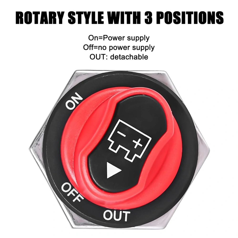 Odpojovač baterie: 12 V 24 V