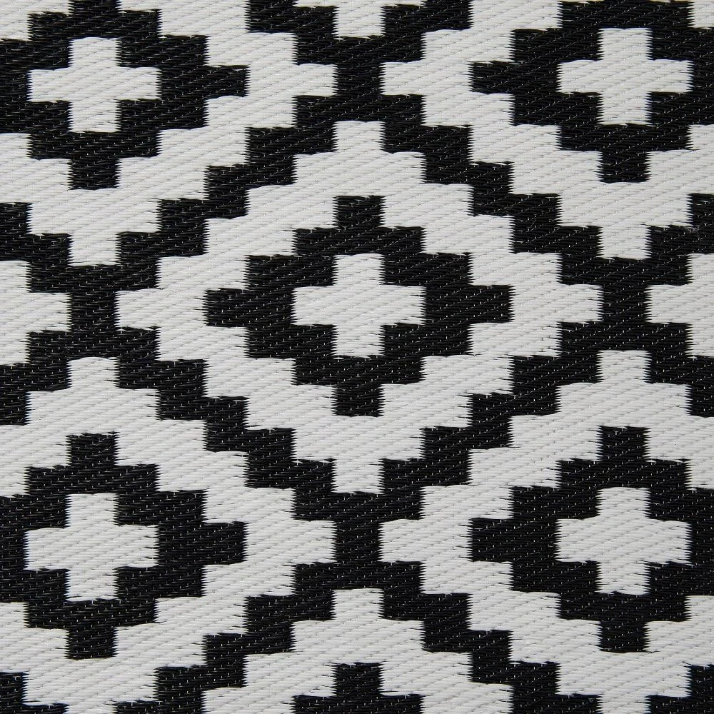 Lehký venkovní koberec, oboustranný, plast, Nirvana, /Blanco, 150 cm x 240 cm