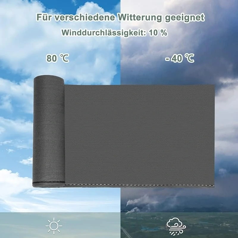 WOLTU plotová zástěna 1 x 25 m, 150 g/m²
