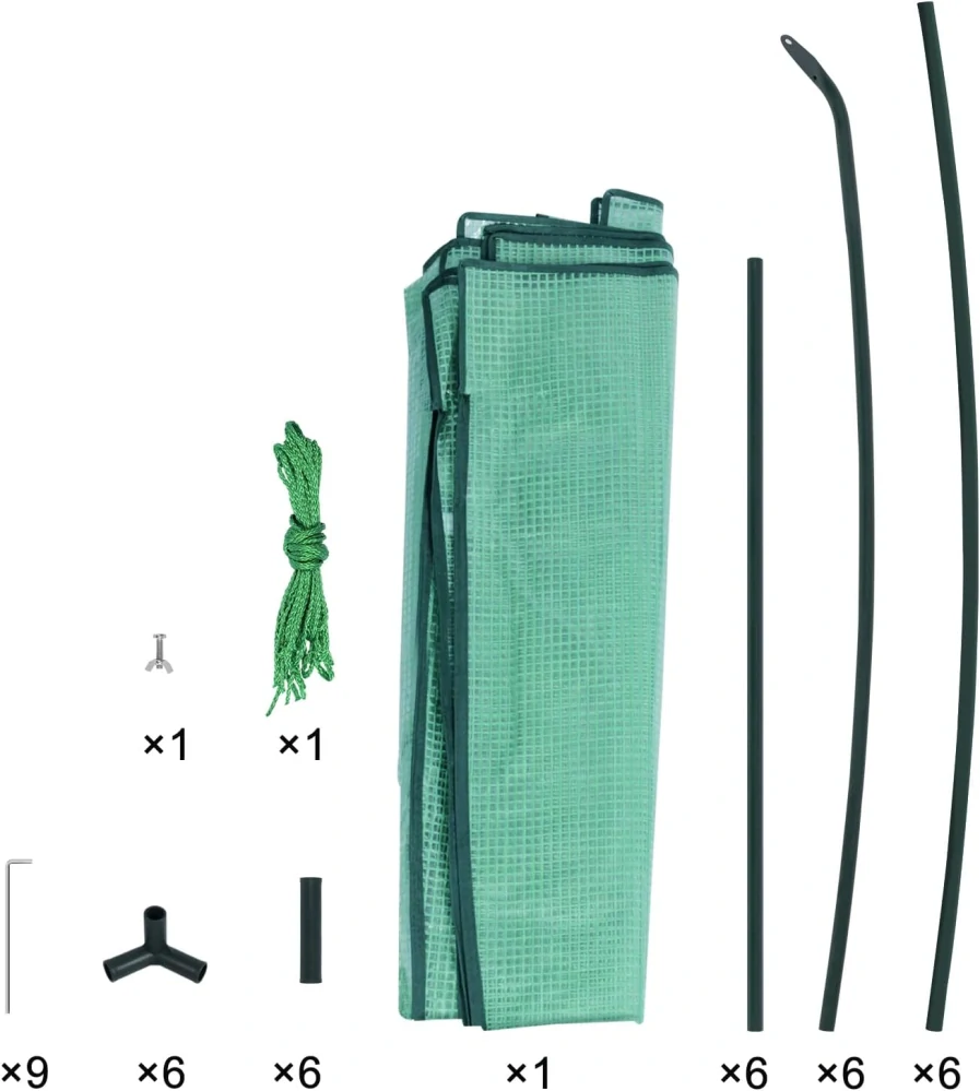 Venkovní skleník WOLTU, studený rám 160x180cm