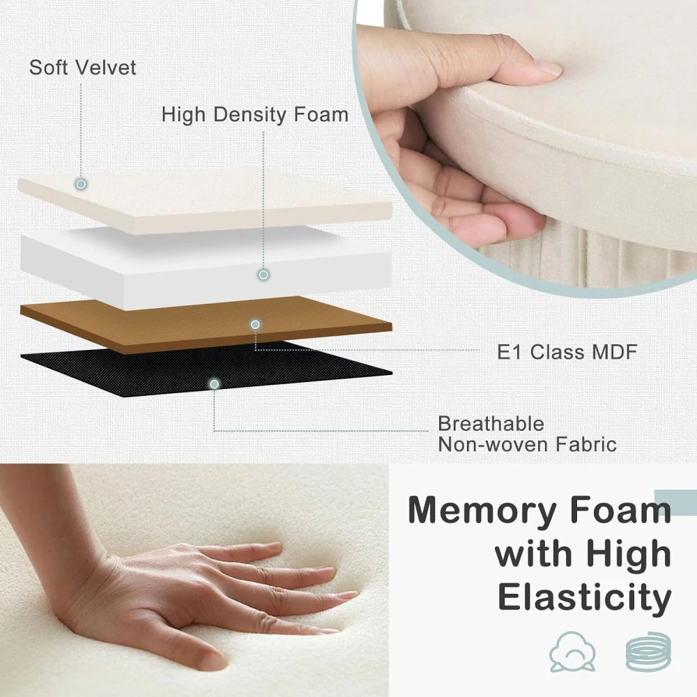 WOLTU taburet s úložným prostorem